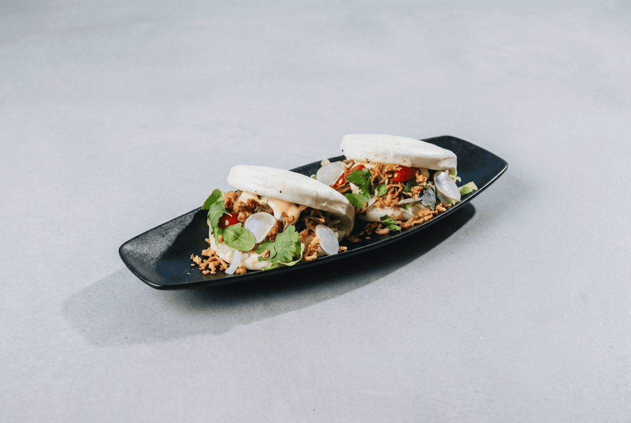 Bao buns s karamelizovaným mäsom